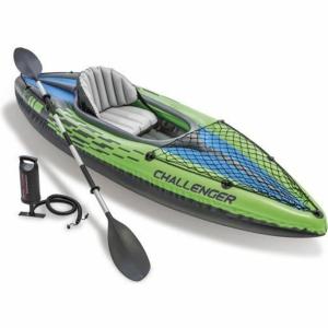 Kayak Intex Challenger K1 Verde Hinchable 274 x 33 x 76 cm