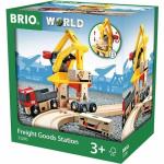 Juego de Construcción Brio Freight Loading Crane Multicolor Multi 6 Piezas