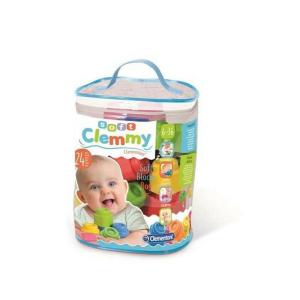 Juego de Construcción con Bloques Baby Clemmy Clementoni (ES-EN-FR) (24 pcs) (13 x 20,5 x 26,5 cm)