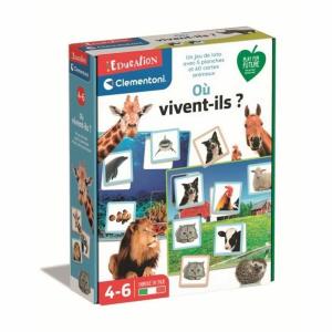 Juego Educación Infantil Clementoni Où vivent-ils?