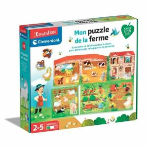 Juego Educativo Clementoni Mon Puzzle de la Ferme (FR) Multicolor (30 piezas)