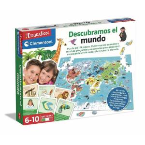 Puzzle Clementoni Descubramos el mundo 124 Piezas 37 x 28,1 x 5,5 cm ES