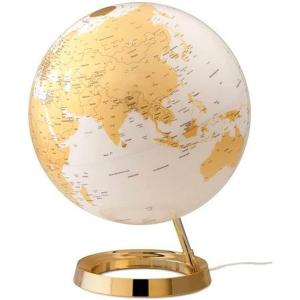 Globo Terraqueo con Luz Atmosphere Ø 30 cm Dorado Plástico