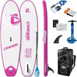 Tabla de Paddle Surf Element All Round Cressi-Sub 9,2" Blanco Blanco/Rosa