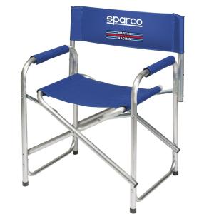 Silla Plegable Sparco Martini Racing Azul