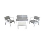 Muebles de Jardín SP Berner Miami Resina (62 x 66 x 35 cm) (72 x 66 x 63,5 cm) (120 x 48 x 69 cm)