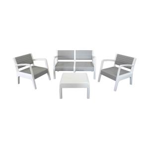 Muebles de Jardín SP Berner Miami Resina (62 x 66 x 35 cm) (72 x 66 x 63,5 cm) (120 x 48 x 69 cm)