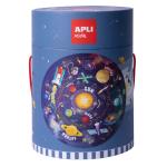 Puzzle Apli Solar System Circular 48 Piezas 50 cm