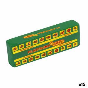 Barras de plastilina Jovi School 150 g Verde oscuro (15 Piezas)