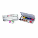 Paleta de maquillaje Laukrom Multicolor 12 Piezas Carnaval