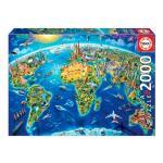 Puzzle Educa World Symbols 17129.0 2000 Piezas