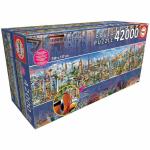 Puzzle Educa 17570 Around the World 42000 Piezas 749 x 157 cm