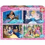 Set de 4 Puzzles Princesses Disney Educa 17637 380 Piezas