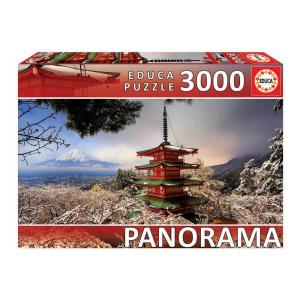 Puzzle Educa Mount Fuji Panorama 18013 3000 Piezas