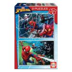 Set de 2 Puzzles Spider-Man Hero 100 Piezas 40 x 28 cm