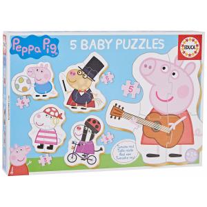 Set de 5 Puzzles Peppa Pig Baby