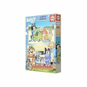 Set de 2 Puzzles Bluey Madera 50 Piezas