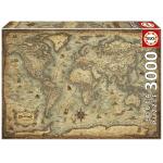 Puzzle Educa Mapa 3000 Piezas