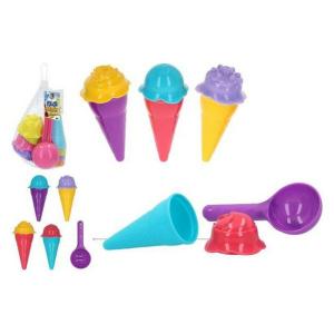 Set de Juguetes de Playa Ice Cream Colorbaby Color Beach (9 pcs)