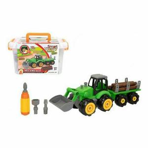 Juego de Construcción Colorbaby Tractor Amarillo Verde