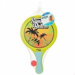 Palas de Playa con Pelota Aktive Sun Beach Madera