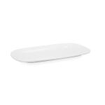 Fuente de Cocina Bidasoa Glacial Cerámica Blanco (31 x 18 cm) (Pack 6x)