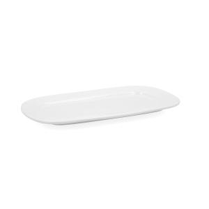 Fuente de Cocina Bidasoa Glacial Cerámica Blanco (31 x 18 cm) (Pack 6x)