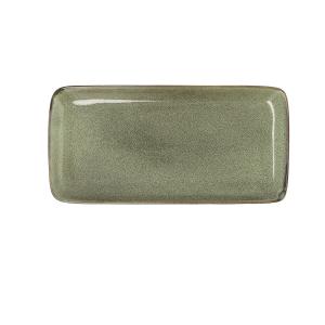 Fuente de Cocina Bidasoa Ikonic Verde Cerámica (28 x 14 cm) (Pack 4x)