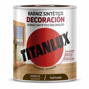 Barniz sintético Titanlux m11100734 Decoración Satinado Wengue 750 ml