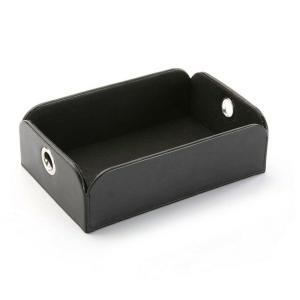 Vaciabolsillos Versa Negro Polipiel Metal Poliéster (13 x 6,5 x 20 cm)