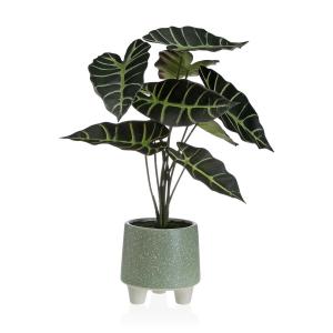 Planta Decorativa Versa Metal Cerámica Poliestireno Plástico 30 x 46 x 34 cm