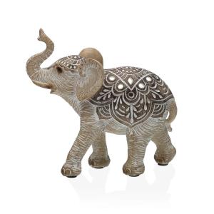 Figura Decorativa Versa Elefante 6,5 x 14 x 15,5 cm