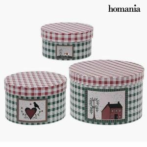 Caja Decorativa Homania (3 uds) Cartón