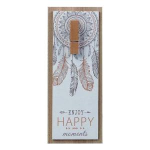 Decoración de Pared Enjoy Happy Moments 30 x 12 cm