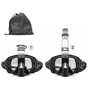 Gafas de Snorkel Negro Silicona Adultos