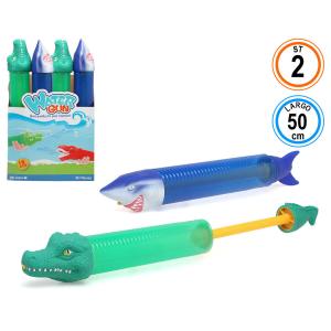 Pistola de Agua Water Animals Multicolor Goma Eva