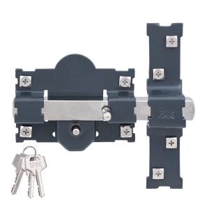 Cerrojo de seguridad Fac 101-r/105 b Acero Gris oscuro 70 mm 105 mm