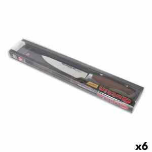 Cuchillo de Cocina Quttin Legno Acero Inoxidable 40 x 7 x 3 cm (6 Unidades) (16 cm)