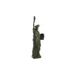 Figura Decorativa DKD Home Decor Statue of Liberty 15 x 10 x 48 cm Dorado Verde Loft