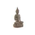 Figura Decorativa DKD Home Decor Gris Buda Resina (27,5 x 20 x 51,5 cm)