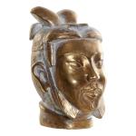 Figura Decorativa DKD Home Decor Dorado Resina Oriental Cabeza 11,5 x 12 x 18 cm