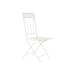 Silla de Jardín DKD Home Decor Blanco Metal 40 x 48 x 93 cm