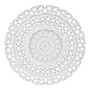 Figura Decorativa DKD Home Decor Mandala Madera MDF (90 x 3.5 x 90 cm)