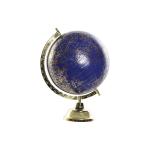 Globo Terraqueo DKD Home Decor Azul Dorado Metal (27 x 25 x 36 cm)