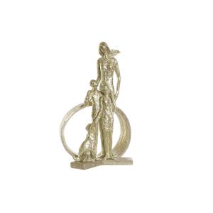 Figura Decorativa DKD Home Decor Dorado Resina Moderno Familia (26 x 14,5 x 39 cm)