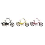 Figura Decorativa DKD Home Decor Bicicleta Vintage 27 x 12 x 18 cm (3 Piezas)