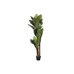 Planta Decorativa DKD Home Decor 40 x 40 x 150 cm Polietileno Verde Palmera Urbano