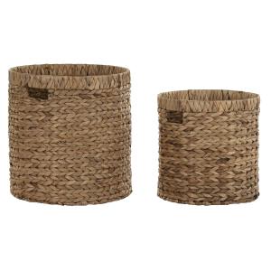 Juego de Cestas DKD Home Decor Natural Fibra natural Boho 42 x 42 x 43 cm