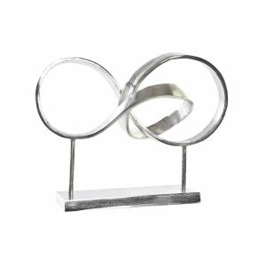 Figura Decorativa DKD Home Decor Plateado Aluminio (42 x 18 x 33 cm)