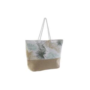 Bolsa de Playa DKD Home Decor Marrón Verde Beige 60 x 16 x 42 cm